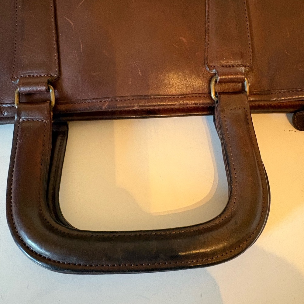 Coach Brown Leather Women's Satchel - Picture 7 of 13